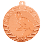 Bronze Starbrite Medal for Girls Wrestling
