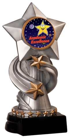 academic excellence trophy in the encore style