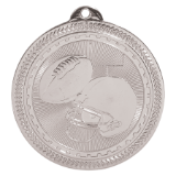 silver football medal in the BriteLazer style