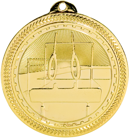 gold gymnastics medal in the BriteLazer style