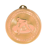 bronze wrestling medal in the BriteLazer style