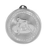 silver wrestling medal in the BriteLazer style