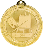 gold art medal in the BriteLazer style