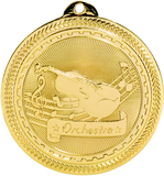 gold orchestra medal in the BriteLazer style