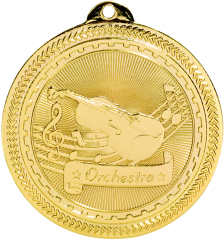 gold orchestra medal in the BriteLazer style