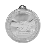 silver sportsmanship medal in the BriteLazer style