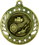 gold track medal in the Galaxy style