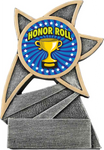 honor roll trophy in the jazz star style