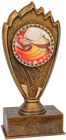 lamp of knowledge trophy in the blaze style