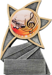 music trophy in the jazz star style