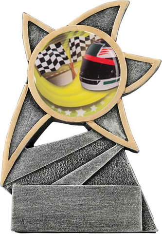 racing trophy in the jazz star style