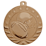 bronze football medal in the Starbrite style