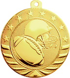 gold football medal in the Starbrite style