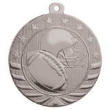 silver football medal in the Starbrite style