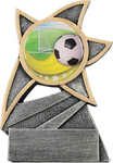 soccer trophy in the jazz star style