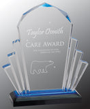 Faceted Fan Acrylic - General Service Award