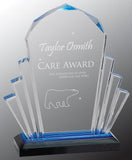 Faceted Fan Acrylic - Outstanding Achievement Award