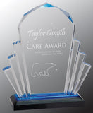Faceted Fan Acrylic Award