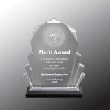 Faceted Fan Acrylic Award