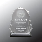 Faceted Fan Acrylic Award