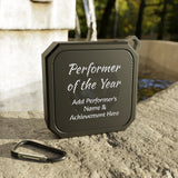 Performer of the Year Award Bluetooth Speaker Personalized