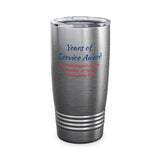 Years of Service Tumbler Personalized