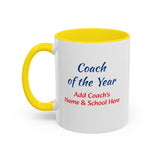 Coach of the Year Coffee Mug Personalized