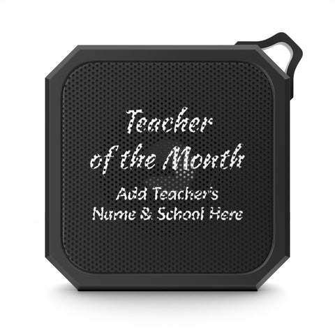 Teacher of the Month Award Bluetooth Speaker Personalized