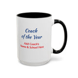 Coach of the Year Coffee Mug Personalized