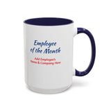Employee of the Month Coffee Mug Personalized