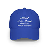 Student of the Month Cap Personalized