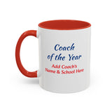Coach of the Year Coffee Mug Personalized