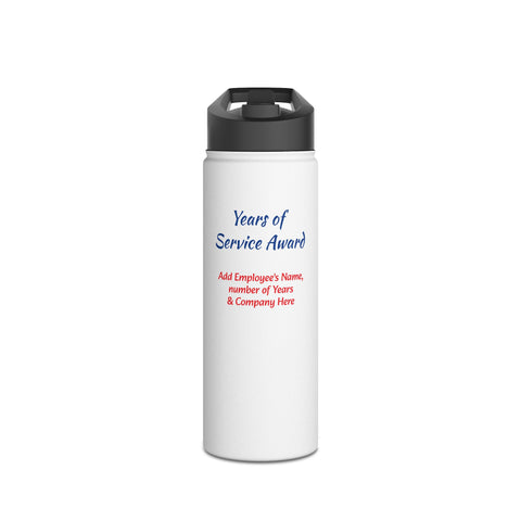 Water Bottle - Years of Service Award Personalized