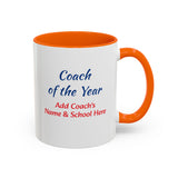 Coach of the Year Coffee Mug Personalized