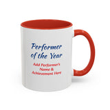 Performer of the Year Coffee Mug Personalized
