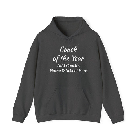 Coach of the Year Hoodie Personalized