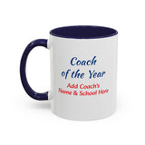 Coach of the Year Coffee Mug Personalized
