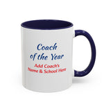 Coach of the Year Coffee Mug Personalized