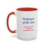 Performer of the Year Coffee Mug Personalized