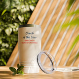 Coach of the Year Tumbler Personalized
