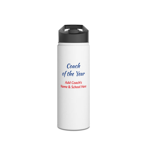 Water Bottle - Coach of the Year Personalized