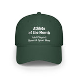 Athlete of the Month Cap Personalized