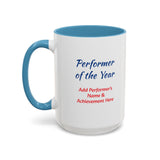 Performer of the Year Coffee Mug Personalized