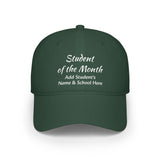 Student of the Month Cap Personalized