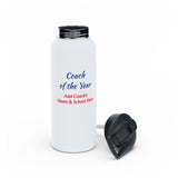Water Bottle - Coach of the Year Personalized