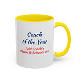Coach of the Year Coffee Mug Personalized