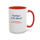 Employee of the Month Coffee Mug Personalized
