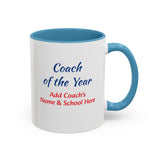 Coach of the Year Coffee Mug Personalized