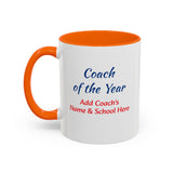 Coach of the Year Coffee Mug Personalized