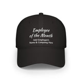 Employee of the Month Cap Personalized